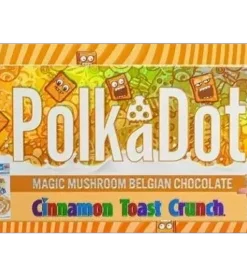 PolkaDot Magic Belgian Chocolate Bar Cinanmon Toast Crunch